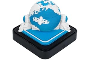 WOKII Calendario de escritorio de 2024, bloc de notas 3D con luces, arte de papel, cerezo japonés, creativo, escultura de templo del cielo, decoración del hogar, regalo, idioma español no garantizado