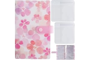 CREATCABIN Smyckearrangör bok örhänge organiseringsfodral smycken förvaring bokhållare 120 spår med liten klar påse för halsband armband ring för resor kvinnor fru 9,5 x 11,9 cm