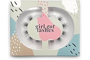 ‎GIRL GOT LASHES GirlGotLashes Mini Box R.I.P. Mascara Wimpernextensions für Zuhause 1 Wimpern Paar Fake Lashes mit 5-7 Tagen Halt Vegan Handgemacht