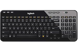 ‎LOGITECH Logitech K360 Kompaktowa klawiatura bezprzewodowa, QWERTY układ pan-nordycki - Czarny