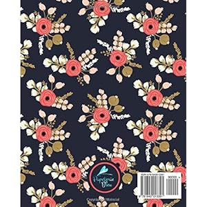 Agenda 2018-2019: 19x23cm : Agenda 2018 2019 semainier : Motif floral 3391