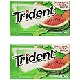Trident Sugar Free Chewing Gum 2 Pieces Watermelon Flavor 14 Sticks, 26 G