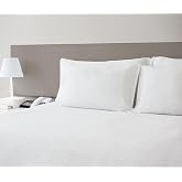 Liniva Home Bed Linen Set - Victorio Collection - 100% Cotton - Easy Iron - White | Bed 150 cm (2 Pillows)