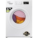 Samsung Lavatrice Slim WW60A3120WE/ET Libera Installazione, 6 Kg, 1200 RPM, Vapore, Carica Frontale, 60l x 85h x 40p cm