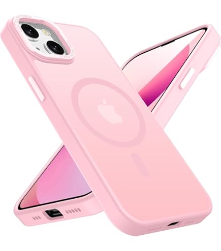 For IPhone 13 /iPhone 14 Case, Compatible With MagSafe, Heavy Duty Shockproof Protection Phone Cases, Double Layer Transparent Magnetic Protective Cover For IPhone 13/iPhone 14, 6.1 Inch, Black - View #2