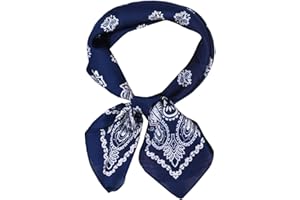 MAIRY Scarves for Women UK Light Weight Bandanas Fashion Neckerchief Handkerchiefs Soft Satin Hijab 7070016