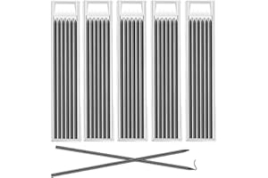 HABNI Recharges de Crayons de Charpentier, 30pcs 2.8mm Recharge de Crayon Crayon de Charpentier, Recharges de Crayons de Charpentier Solides, Mines de Crayon Noir pour Dessin D'architecte