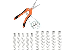 LMOGWL 10pcs sostituiscono molle, cesoie sostituiscono molle, parti a molla elicoidale, utilizzate per cesoie da giardino, sostituire le parti tagliate, migliorare le prestazioni di taglio (4cm/4,8cm)