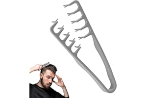 Puasok Pettine Capelli per Texture, Pettine a Denti Larghi, Strumento Volumizzante per Radici, Uomini e Donne Accessorio per la Cura Del Parrucchiere, per Coprire le Cuciture