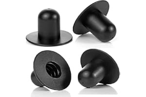Kayan 4 Pack Swimming Pool Wall Plugs Replacement Parts - Above Ground Swimming Pool Filter Pump Strainer Hole Plug Stopper Compatible with Intex & Bestway (Black)