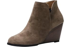 Brillanto Botas Mujer Invierno Botines con Cremallera Chelsea de Tacón Boots Zapatos de Vistir Tacon Talla 35-43