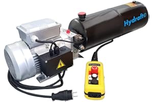 AUER VERLAG I.D.AAP LW Hydraulic Power Unit, Hydraulic Pump 230 V Operating Pressure 180 Bar, 2.2 KW 50 Hz, Pump with 12 Litre Steel Tank and Cable Remote Control