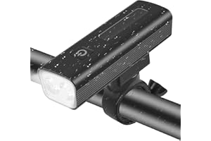 ZVD Bike Lights, Front Bike Light, 500LM Super Bright & 20 Hrs Long Life Rechargeable Lightweight - Bicycle Lights IPX4 Waterproof 5 Modes for Road Mountain Cycling Fishing Working at Night