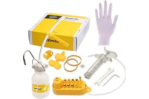 SADA72 Mountain Bike Hydraulic Disc Brake DOT Mineral Oil Bleed Kit for AVID Formula Hanyes ECHO Shimano Tekro HS33 Magura NUTT, 27Pcs