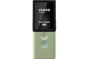 ‎VASCO ELECTRONICS Vasco Translator M3 Sprachübersetzer | Übersetzungsgerät | Übersetzt lebenslang gratis | 70+ Sprachen | Spracheingabe und Sprachausgabe | Foto Übersetzer | Farbe: Green Forest