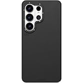Galaxy S26 Ultra Kılıf M-safe Şarj &Ouml;zellikli Basit Mat Deri Desenli Youngkit Tech Fashion Serisi Kapak Siyah