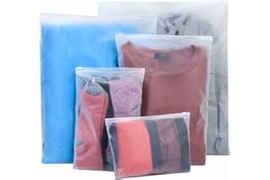 XIANGPICA 20 Piezas de Almacenamiento de Viaje, Organizadores de Viaje Transparente Impermeable con Cierre Ziplock para Maletas, Ropa, Bragas, Zapatos, Cosméticos