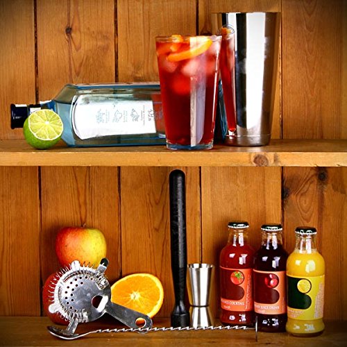Boston Cocktail Shaker Set mit Jigger Messen - 4