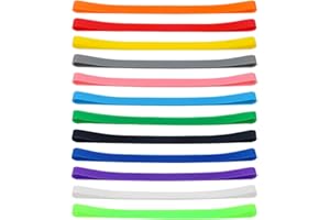 BlueXP 12 sztuk silikonowych gumek gumowych, terminarz, do owijania książek, owijania woreczków