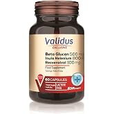 Validus Beta Glukan 500 mg (Inula Helenium ve Resveratrol I&ccedil;erikli) Kaps&uuml;ller