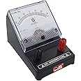Om Meters EDM-80 Desk Stand Analog 30-0-30 (20uA/Div) Moving Coil Galvanometer (Black) Potable Galvo Meter used in labs for experiments