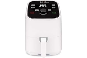 INSTANT POT Instant Brands Vortex Mini frytkownica na gorące powietrze, 4 w 1, 1300 W, 2 l, z patelnią i mini piekarnikiem – zdrowe smażenie na gorące powietrze, pieczenie, smażenie i podgrzewanie potraw