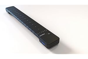 Artiphon Chorda Black Sintetizador (sampler, controlador MIDI MPE, instrumento de teclado electrónico, peso: 490 g, batería recargable, incl. cable USB-C a USB-A y guía de inicio rápido), Negro