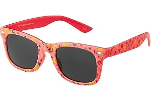 ULTRABYEASYPEASYSTORE Ultra Kids Sunglasses - UV400 Protection Retro Classic Style Shades for Boys & Girls, Ages 3 to 16 with Carry Pouch and Glasses Cloth