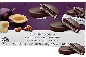 GENERIC Christmas Variety Chocolate Covered Marzipan 220g – Festive Assorted Chocolates for Holiday Gifting (3 x Packs, Anthon Berg Plum in Madeira Chocolate Covered Marzipan 220g)