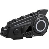 Kameralı Motosiklet Kask Bluetooth Kulaklığı, WiFi Destekli Kask İ&ccedil;i İletişim Sistemi, Type-C Şarjlı, Mikrofonlu ve Hoparl&ouml;rl