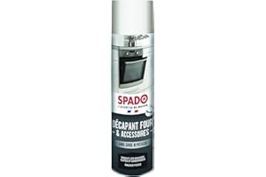 SPADO - Décapant four & accessoires - Dissout les graisses - Rinçage facile - Sans soude ni potasse - 600ML - Fabriqué en France