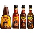 Kaatil Serial Kaatil Combo Pack of 4 | Hot Ketchup No.2, Hot Sauces No.4, No.7, No.9 | Mild to Super Hot Sauces | Dip, Spread, Marinade, Saute, Stir-fry | Made with Premium Indian Chillies | Made in India | No Artificial Colours, Flavours or Burning Sensation | Goes well with Any Meal | Vegan | 1000 GMs