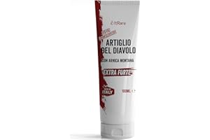 ItRare 100ml - Pomata Artiglio del diavolo forte | Gel con Arnica Montana | Crema