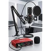 Lastvoice BM800-GLX-500 PRO Ses Kartı ve Condenser Mikrofon Stand Filtre Seti
