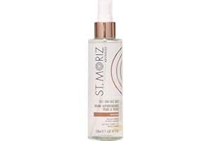 ST. MORIZ Self-tan Face Mist - Selbstbräuner zum allmählichen Aufbau einer Bräune im Gesicht, für die tägliche Anwendung geeignet - Mit Plegendem Kokosnussol - Dermatologisch getestet - 150ml