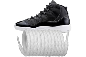 ENDOTO 5MM okrągłe Sznurowadła do Nike Air Jordan 11 Butów Trampki Sneakersy, Sznurowadeł Zamiennik do koszykówki Buty Sportowe Shoelaces Replacement