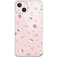 Personalaizer Flexible Case Compatible with iPhone 15 Hello Kitty with Flowers