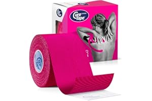 CureTape Classic 5cm | Vendaje Kinesiológico Resistente al Agua | Cinta Médica | Venda Neuromuscular | La Mejor Adhesión | Aumenta la Movilidad y el Rendimiento | Reduce el Dolor Articular