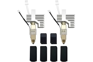 HzdaDeve 0,2 mm 0,4 mm ceramica Hotend per Centauri Carbon Print Head Extruder Kit Hot End dissipatore di calore con copertura extra 2 pezzi in silicone e 2 spazzole per ugello Elegoo Centauri