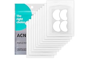 EUZUXU Pimple Patch 40 Counts Powerful Großes Pickel Patch, Schnelle Heilung für Große Zit Breakouts an Kinn, Pickel Patch Pflaster Unsichtbar Pickelpatches für Behandlung Aknepflege