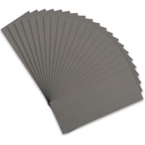 Lot 24 Feuilles Papier Abrasif – 12 Grains (120 à 3000), Humide/sec, 23x9 Cm, Pour Bois, Métal, Ponçage Fin - 2