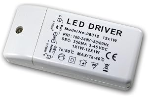 elektronisk LED trafo 3-45 V, 220–240 V, utgång konstant ström 350 mA