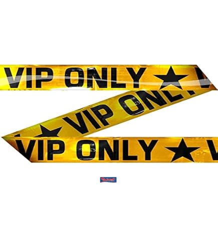 Boland VIP-Banner 74 X 220 Cm – Wiederverwendbare Partydekoration, Für Mottoparty, Location, Hollywood-Thema, Wand- Oder Deckenaufhängung