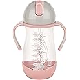 Dentistar® Straw Cup 260 ml - Baby Bottle with Dynamic Straw from 6 Months - Leak-proof Baby Drinking Bottle with Non-Slip Handles Including Cleaning Brush - BPA - Made in Germany