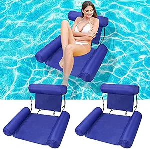 Ritmo Inflatable Swimming Pool Beach Floating Recliner Inflatable Water Floating Bed Lounge Chair Swimming Pool Beach Float Bed Sofa for Adult or Kids || Multi Color,Multicolour,M