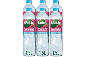 ZORBA ONLINE ZORBA ONLINE VC Touch of Fruit Summer Fruits SUGAR FREE Flavoured Still Natural Mineral Water with Sweetner and Natural Flavours 1.5L Bottle No Calories Certified B Corp (Pack of 6)