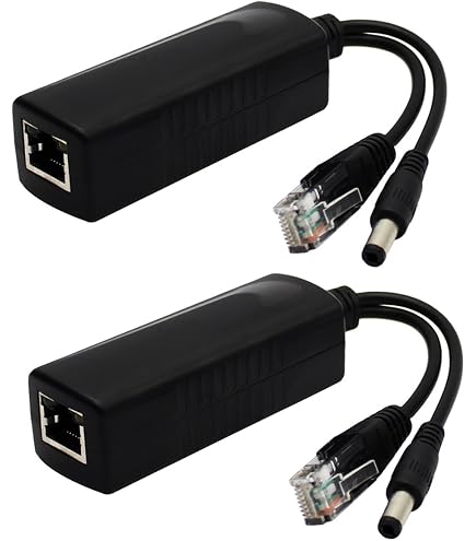 INSTAR PoE Splitter – Macht Aus PoE 12V/1,5A Strom + LAN, 18 Watt, Ideal Für Kameras & Access Points