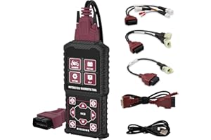 LUTIFIX M3-A moto diagnostica moto lettore di codice Scanner moto strumento diagnostico con prova di tensione Test rapido per HO*NDA YAM*AHA KA*WASAKI OBDII