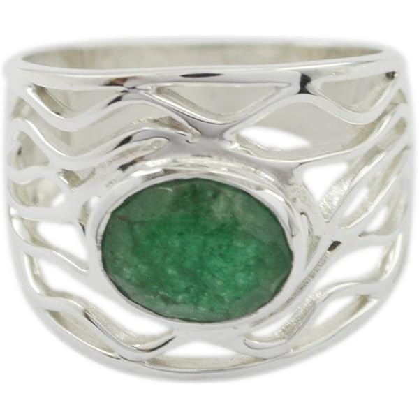 Larimar Bague Réglable En Argent Sterling 925 Avec Double Pierre