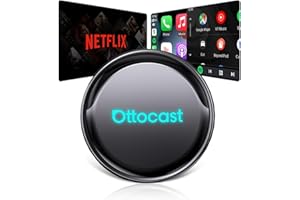 ‎OTTOCAST (2026 Nowy) OTTOCAST P3 Pro CarPlay AI Box, 3-w-1 Wireless Adapter CarPlay & Android Auto z Wyjściem HDMI, 8GB+128GB, Podział Ekranu, Aplikacje do pobrania, Aktualizacja OTA dla aut CP/AA przewodowych